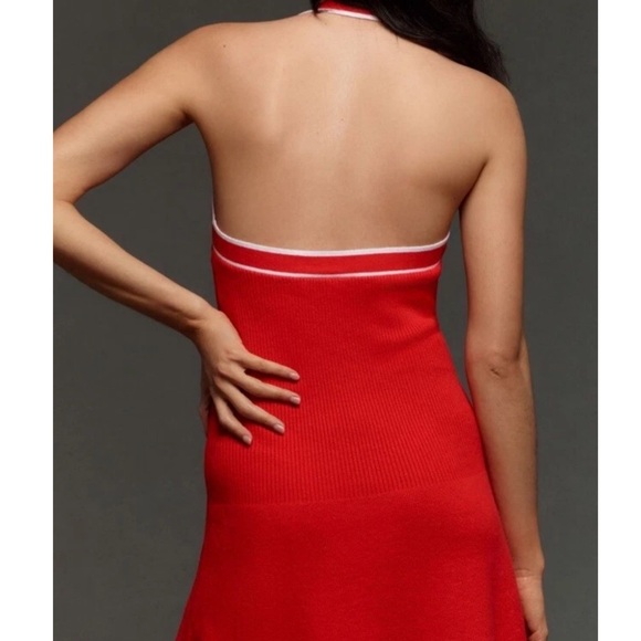 Daily practice by Anthropologie full speed halter mini dress bright red size XL - Picture 3 of 9